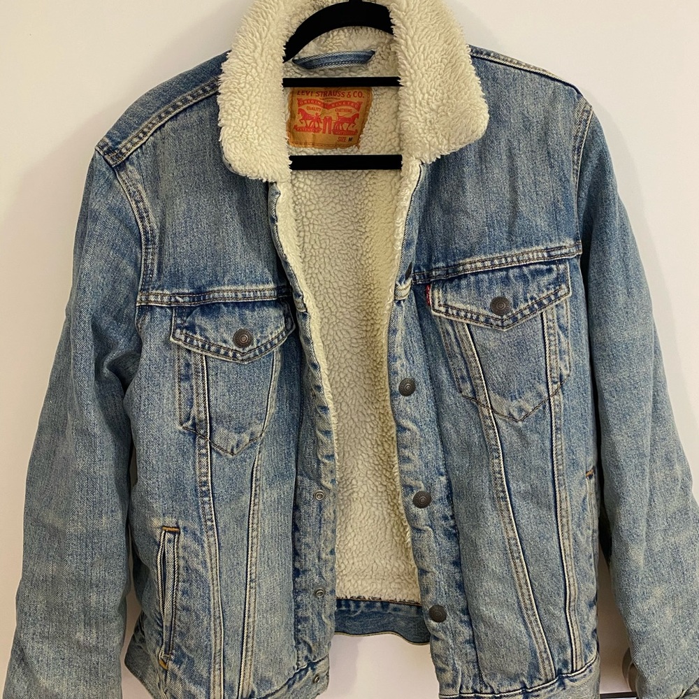Levi’s Fur Lined Denim Jacket